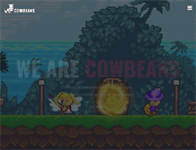 Tablet Screenshot of cowbeans.com